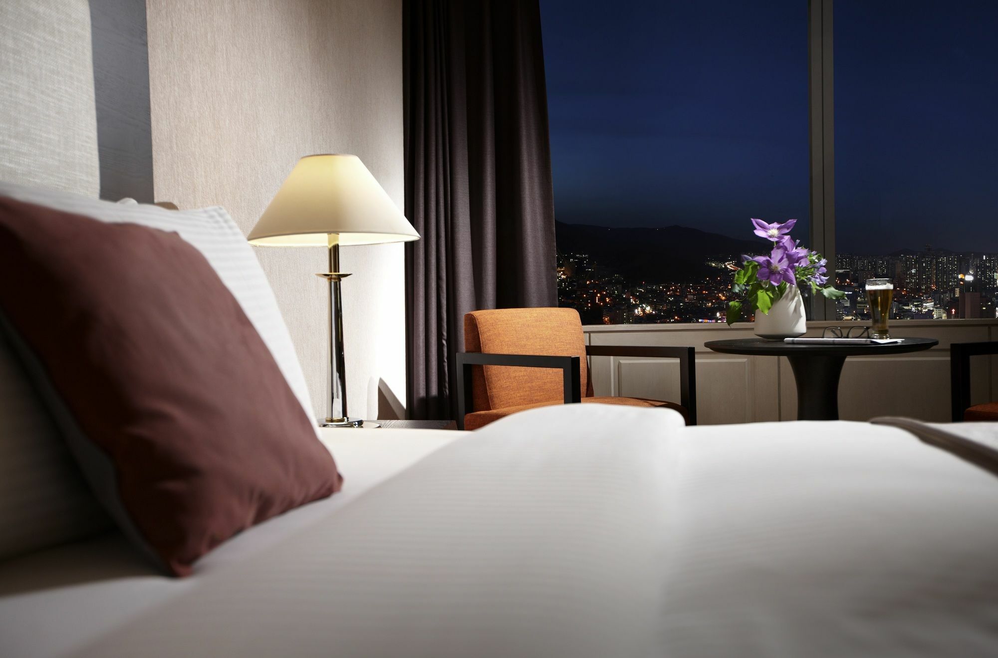 Haeundae Grand Hotel Пусан Стая снимка A room at the hotel